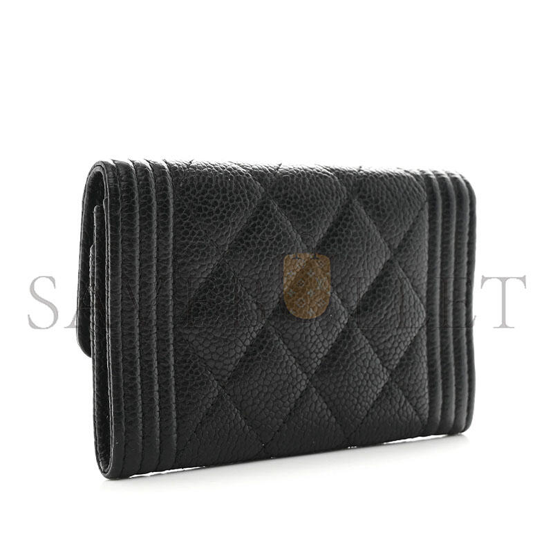 CHANEL BOY FLAP CARD HOLDER A80603 (11*8.5*3cm)